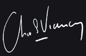 フランスのデザイナー シャルビアンサンのサイン画像