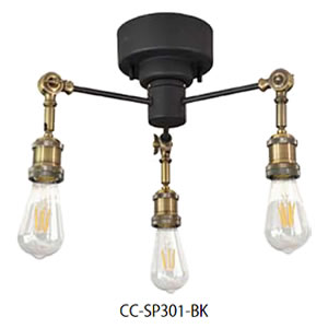 3灯シーリングライト キスクC（KISK-C）【おしゃれ/LED照明】の全体画像
