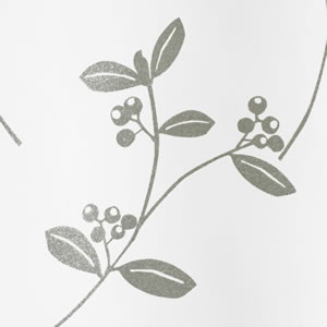 スミノエの北欧風遮光カーテン ミトサラサ シルバーのファブリック詳細画像