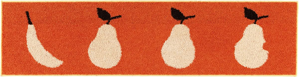 スミノエのキッチンマット フルーツ フルーツ（FRUITS FRUITS）【おしゃれ/北欧インテリア】オレンジの詳細画像